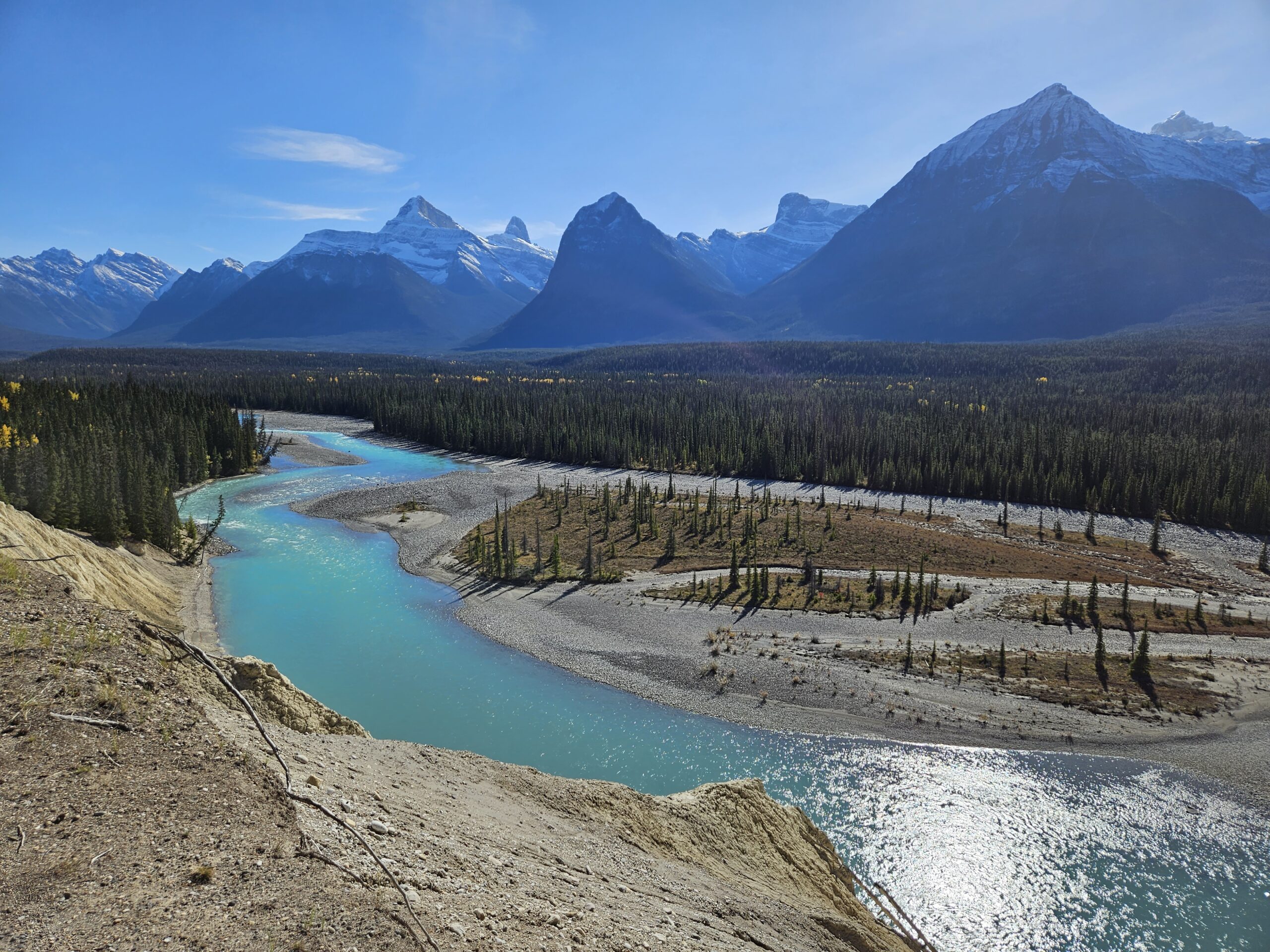 views from icefields parkway highway