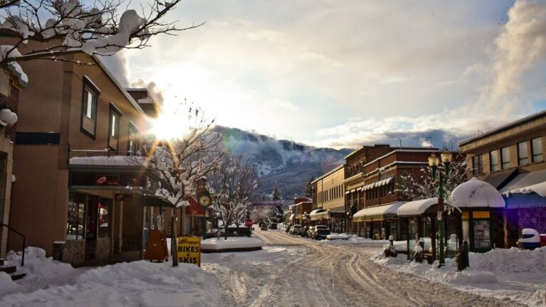 revelstoke during the winter