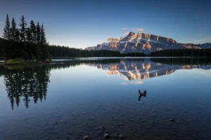 Two Jack Lake in Banff National Park
