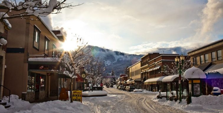 revelstoke during the winter
