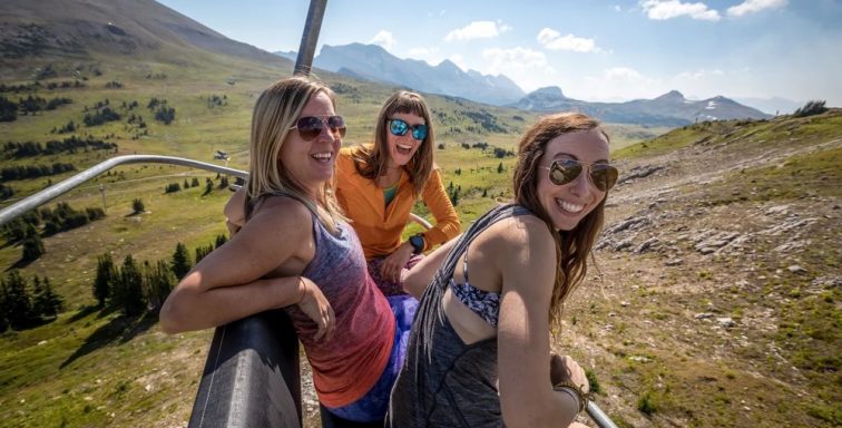 sunshine meadows chairlift